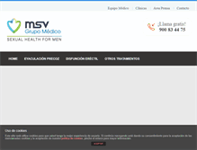 Tablet Screenshot of msvgrupomedico.com
